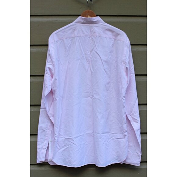 J Crew - Men's 100% 2-Ply Cotton Dress Shirt, Pink Large Tall 16.5 - EXCELLENT - Picture 3 of 7